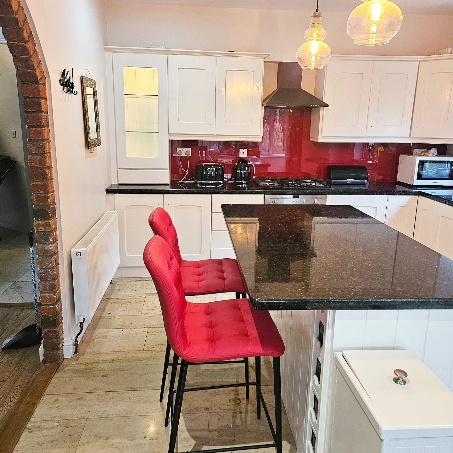 Professional kitchen cabinet painting transformation in Limerick